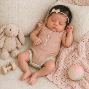Dreamer Pointelle Preemie Onesie