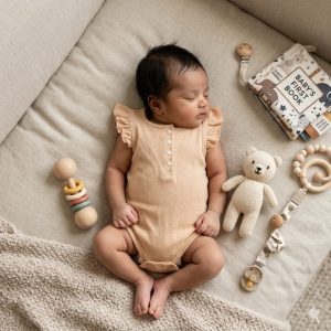 Golden Sprout  Pointelle Onesies
