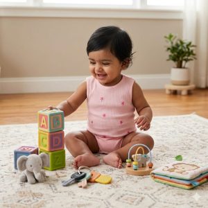 Pink Sparkle Ribbed Onesie