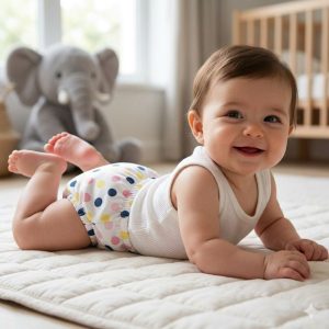 Polka Dot Pocket Diaper
