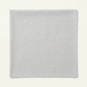 Soft Grey Linear Muslin Bath Towel