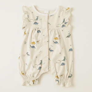 Dino Land Flutter Romper