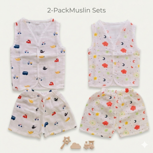 Cloud-Soft Muslin Comfort Duo