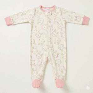 Pink Bunny Snuggle Suit
