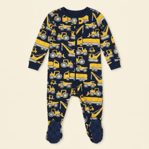 Little Builder Construction Footie (Size: 12-18 Months)