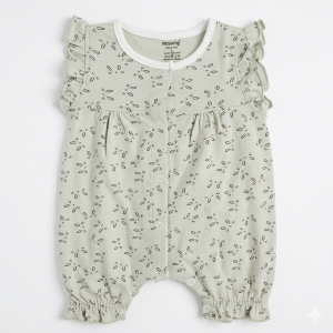 Sage Bunny Flutter Romper