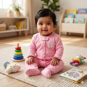 Sweet Elephant Ruffle Footie