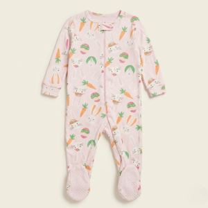 Whimsical Bunny Garden Footie