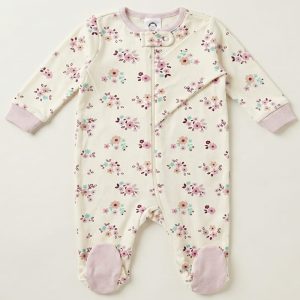 Blossom Breeze Zip Sleepsuit