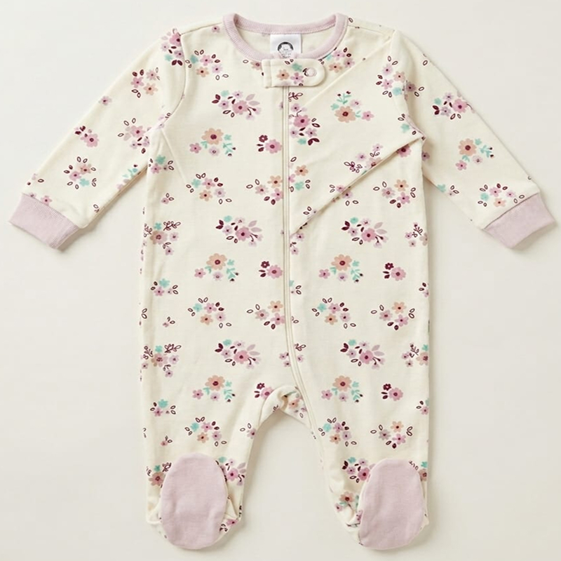 Blossom Breeze Zip Sleepsuit