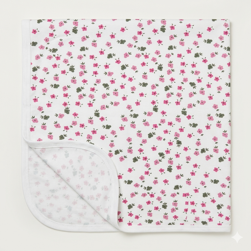 Blossom Garden Knit Blanket