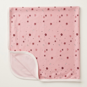 Blossom & Hearts Pink Blanket