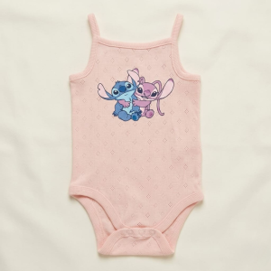 Blush Pointelle Stitch Onesie