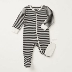 Classic Stripe Zip Sleepsuit