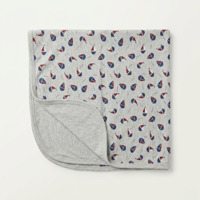 Little Sailor Cotton Blanket
