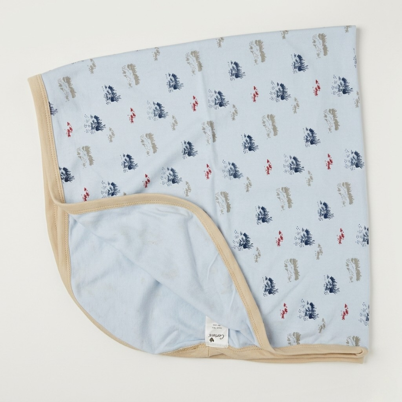 Ocean Safari Blue Blanket