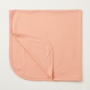 Peach Blush Solid Blanket