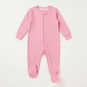 Rose Pink Star Dot Sleepsuit