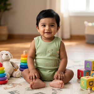 Sage Green Camel Onesie