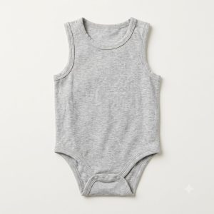 Grey Sleeveless Bodysuit