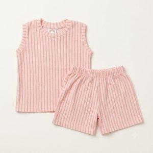 Pink Stripe Daily Wear Set