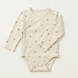 Polka Dot Wrap Bodysuit