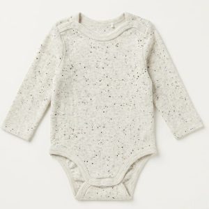 Speckled Long Sleeve Bodysuit