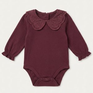 Vintage Berry Peter Pan onesie