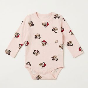 Minnie Christmas Long Sleeve Bodysuit