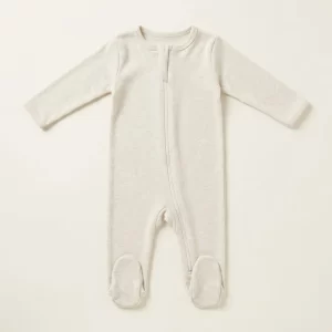 Cozy Cream Newborn Sleepsuit