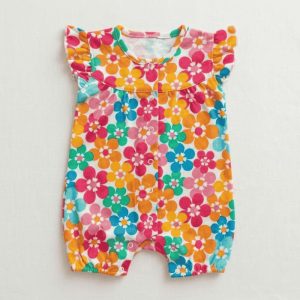 Floral Flutter Romper