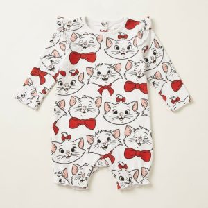 Marie Kitty Ruffle Romper